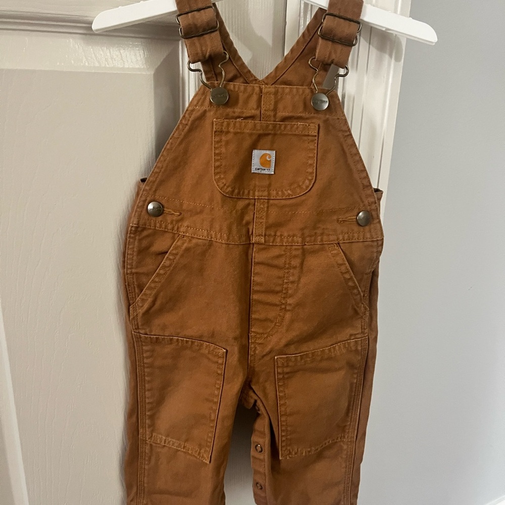 Carhartt Kids Tan Overalls